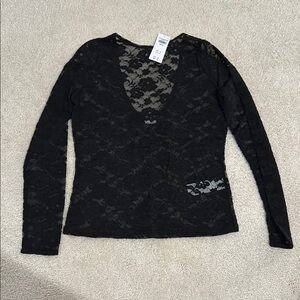 Black Lace Top